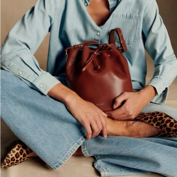 SEZANE Farrow Bag in Natural Heritage - Picture 2 of 13